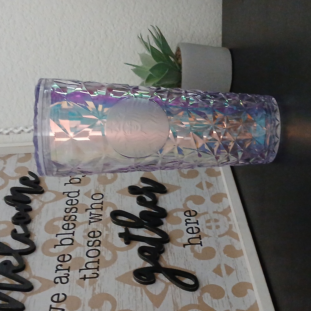 Starbucks  Iridescent Tumbler with Straw